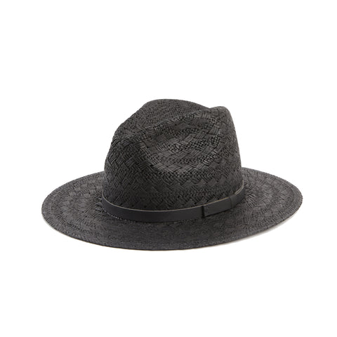 Stevie-B Black Straw Hat