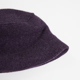 Aye Knit Bucket Hat - Elderberry