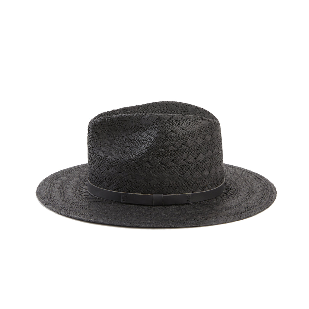 Stevie-B Black Straw Hat